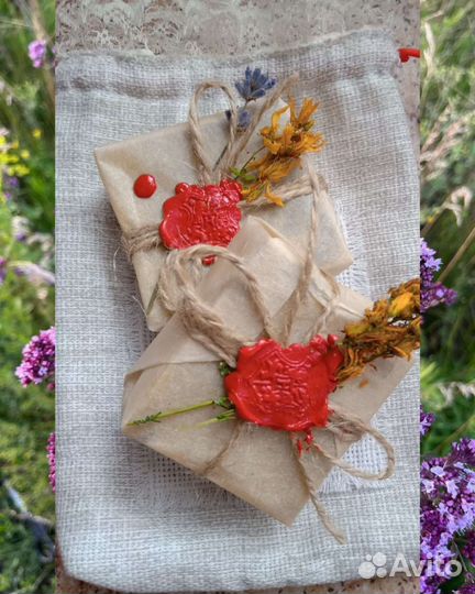 Натуральное мыло ручной работы на травах и маслах