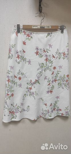 Летняя юбка хлопок, лен 46-48