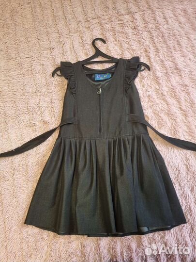 Сарафан для девочки школьный р. 134 декоджинс