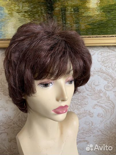 Парик короткий. Каштан