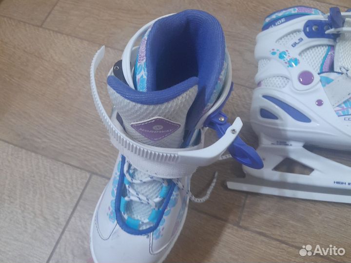 Коньки детские раздвижные nordway 31 36