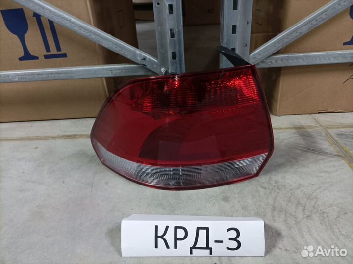 Фонарь левый Volkswagen Polo Sedan 5 2010