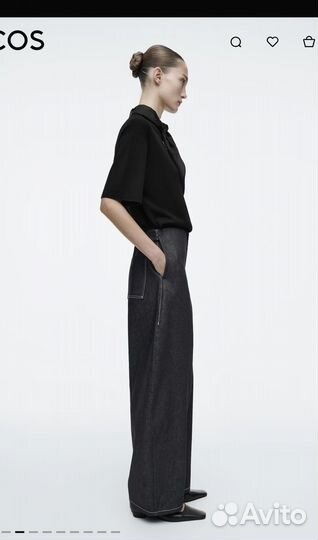 COS новинка джинсы в цвете индиго