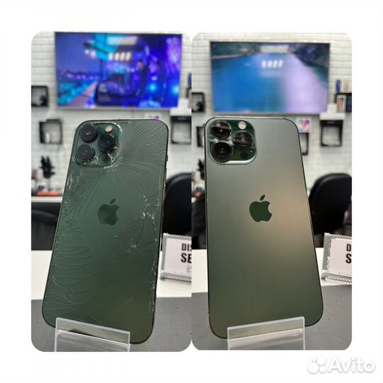 Замена заднего стекла iPhone /X/Xs/11pro/12pro/13