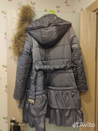 Зимняя куртка-пальто на девочку 152р
