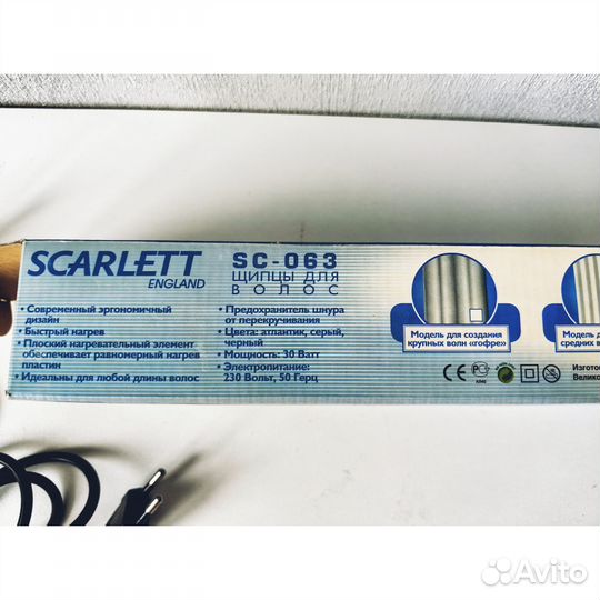 Утюжок гофре щипцы Scarlett sc-063