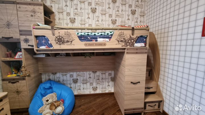 Кровать чердак Корсар