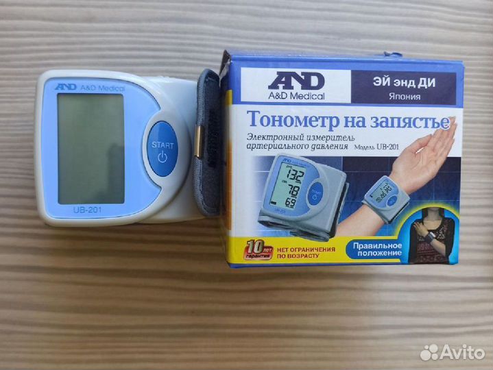 Тонометр на запястье AND UB-201