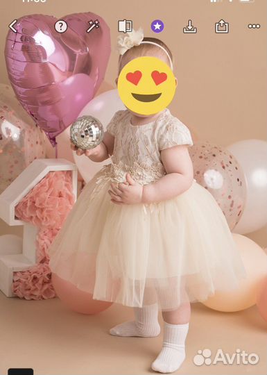Платье для девочки, 80 размер