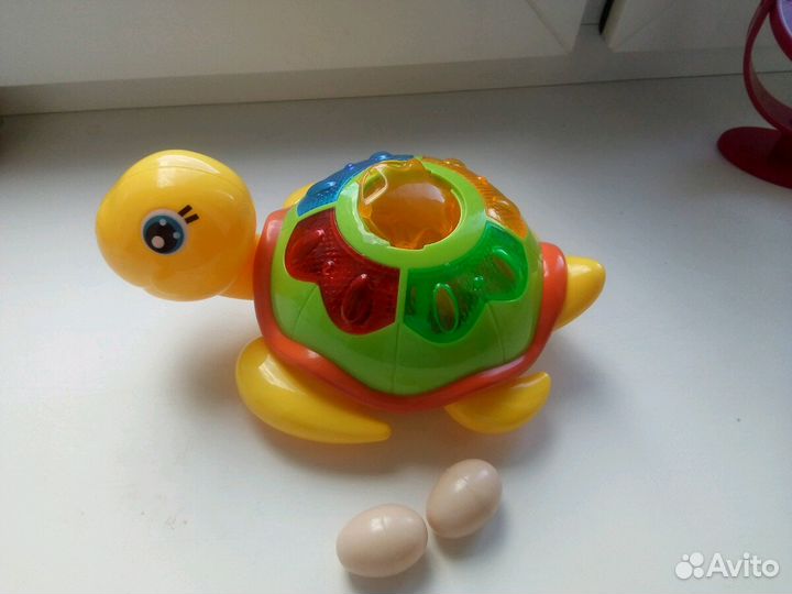 Игрушка развивающая со звуком и светом Черепашка