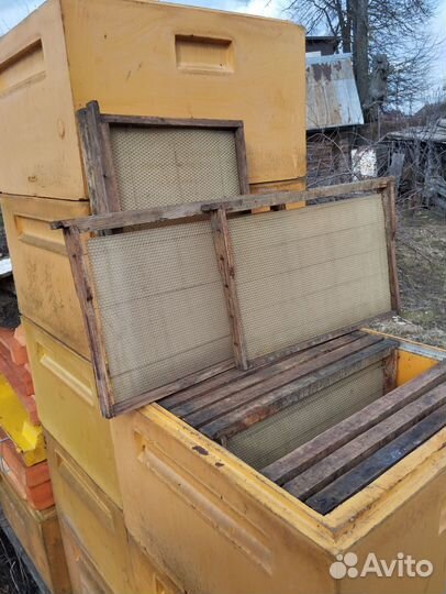 Рамки с вощиной для пчёл