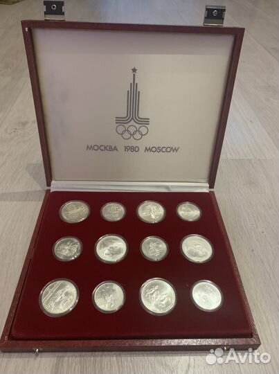 Олимпиада 80 серебро набор оригинал