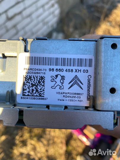 Магнитола на peugeot 308, 408