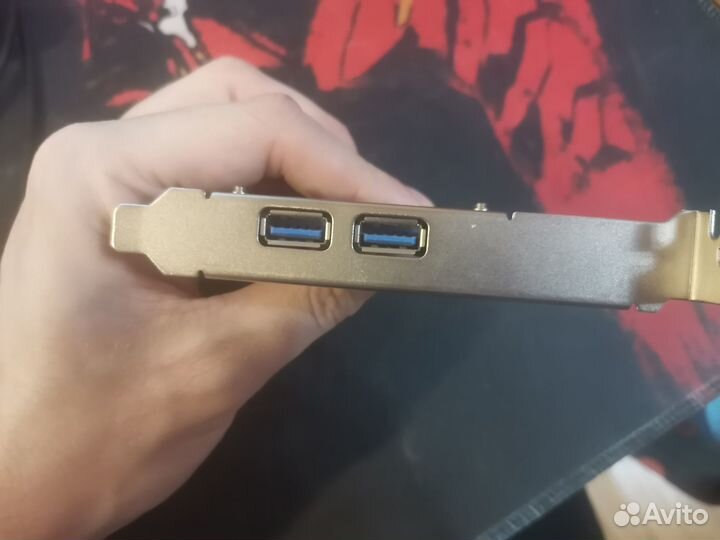 Плата расширения PCI-E на 2 USB 3.0