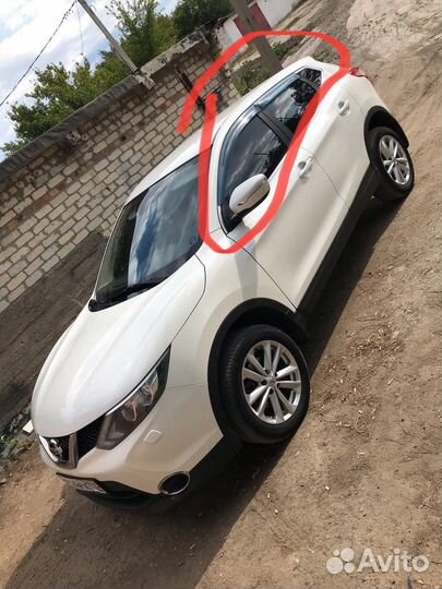 Ветровики на nissan qashqai j11