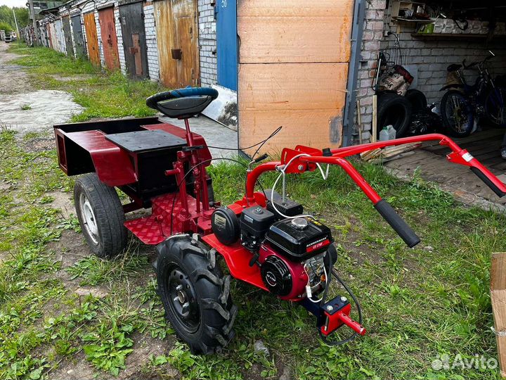 Мотоблок агат с адаптером