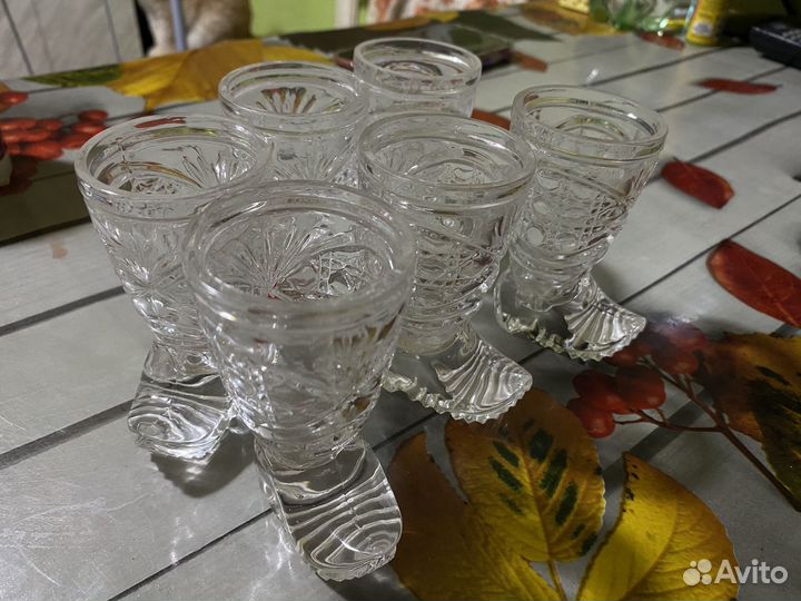Хрустальные рюмки СССР