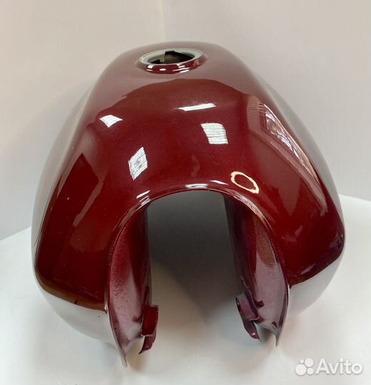 Бак топливный на мопед Vento Riva CX/SX бордовый