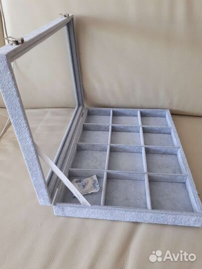 Шкатулка органайзер для брошей, колец, бижутерии