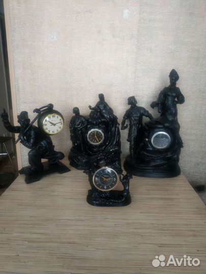 Каслинское литье часы каминные