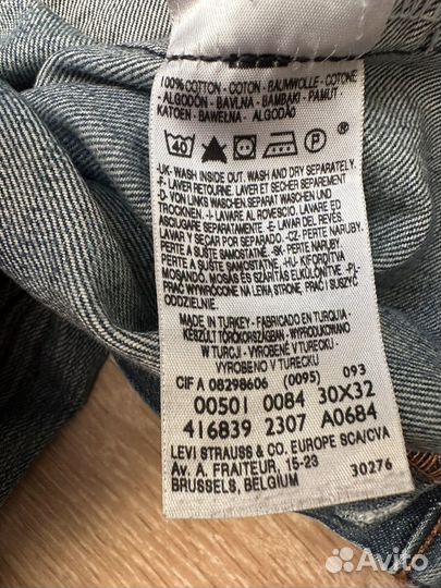 Джинсы мужские Levis 501.Оригинал