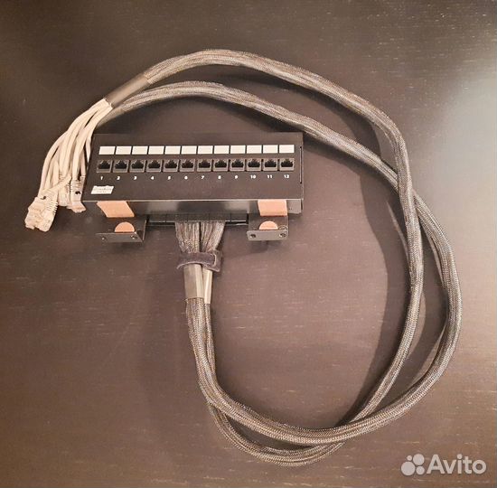 Настольная патч панель RJ-45 Hyperline Custom