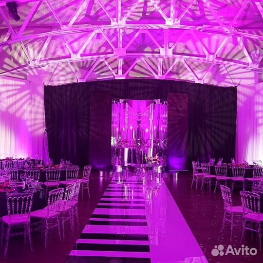 Световое оборудование для свадеб и банкетов