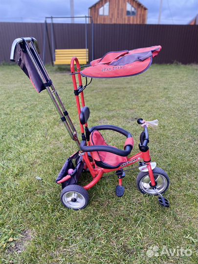 Трехколесный велосипед с родительской ручкой