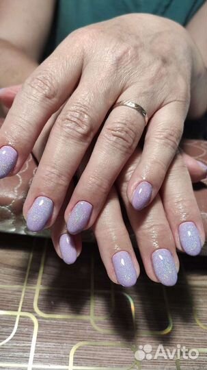 Наращивание ногтей, френч