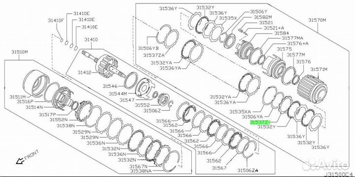 Пластина сцепления под заказ С японии 15-30 дней