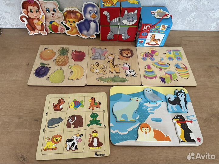 Развивающие игрушки пакетом или отдельно от 1 года