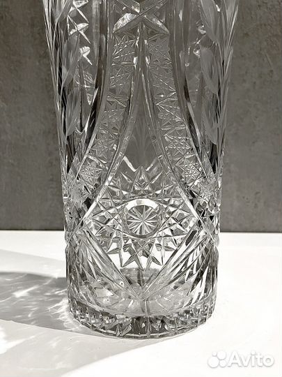 Хрустальная ваза гдр СССР раритет