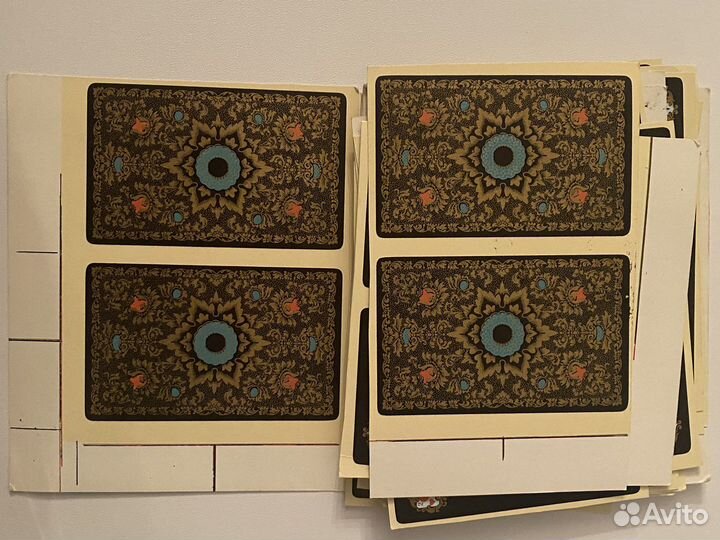 Неразрезанная колода Палех 1967 г карты