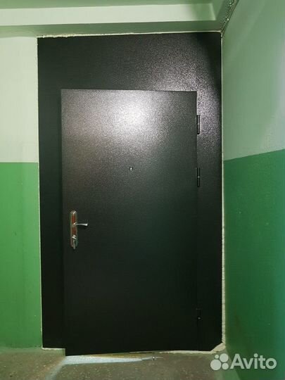 Метал.Двери-перег без обшивки