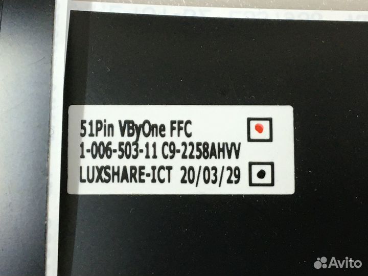 Шлейф lvds 1-006-503-11 sony KD-55XH8096