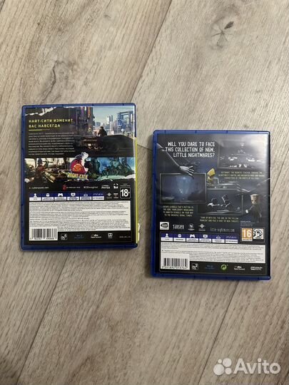 Little nightmares 2 и Cuberpunk 2077 ps4