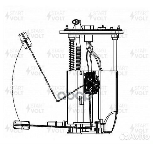 Модуль топливного насоса для а/м Mazda CX-7 (06)