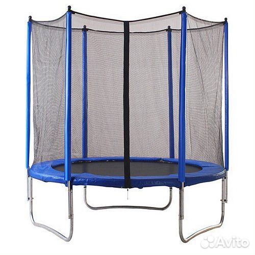 Батут с сеткой в идеальном состоянии