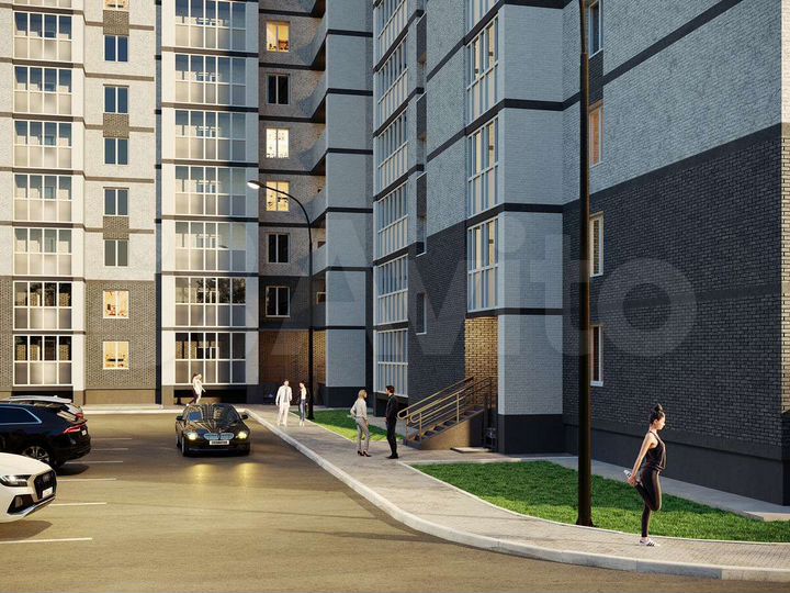 1-к. квартира, 35 м², 2/14 эт.