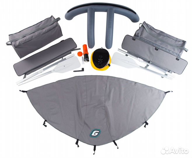 Надувная лодка пвх Gladiator E 350 новая