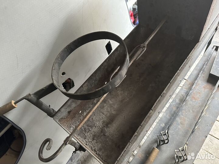 Мангал на колесах