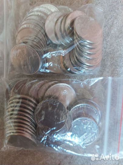 Набор монет 200 лет Бородино, в наборе 28 монет