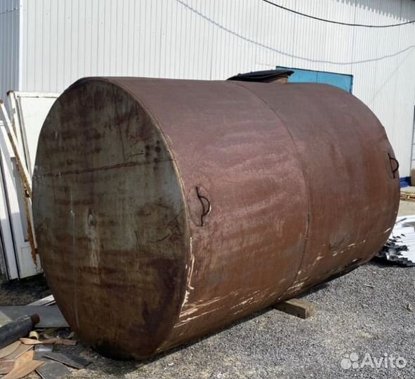 Емкость бочка металлическая