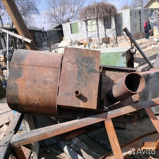 Печь для бани с трубой