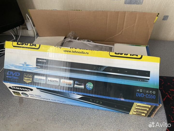 Лазерный DVD-плеер Samsung C550 - hdmi (Новый)