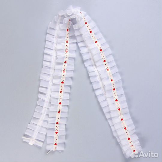 Лента на капот автомобиля (свадебная)