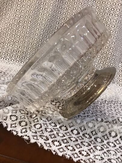 Ваза для фруктов и конфет СССР хрусталь