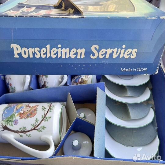 Набор столовой посуды детский гдр