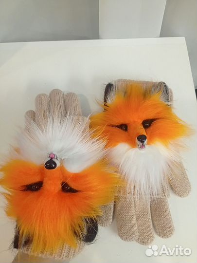 Звероперчатки ручной работы