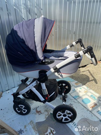 Коляска adamex 3 в 1 состояние хорошее
